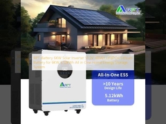 Batería RPT 6KW Inversor solar 51.2V 100AH LiFePO4 Batería de litio para 6KW 5.12KWh Sistema de almacenamiento de energía para el hogar